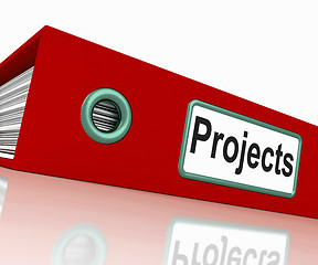 Image showing Projects File Shows Venture Administration And Organize