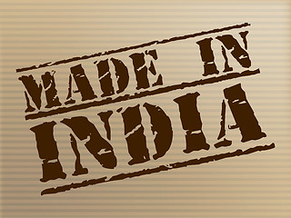 Image showing Made In India Indicates Import Commercial And Manufacturer