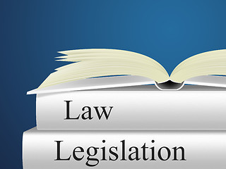 Image showing Law Legislation Means Judicial Attorney And Juridical