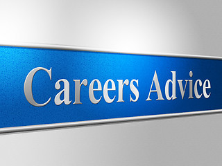 Image showing Career Advice Indicates Line Of Work And Advisory