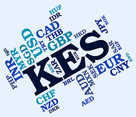 Image showing Kes Currency Shows Foreign Exchange And Banknotes