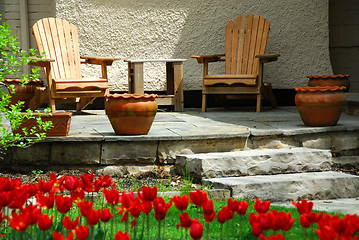 Image showing House patio