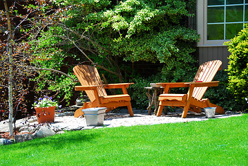 Image showing House patio