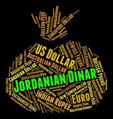 Image showing Jordanian Dinar Represents Forex Trading And Banknote