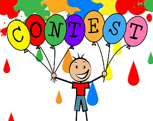 Image showing Contest Balloons Shows Youngster Children And Decoration