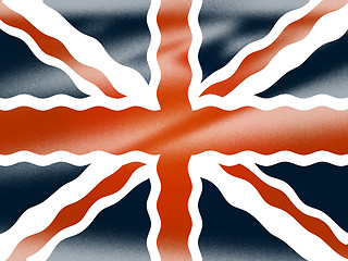 Image showing Union Jack Shows National Flag And Britain