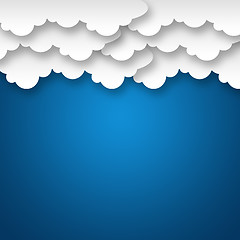 Image showing Cloudy Sky Background Shows Cloudy And Stormy Weather\r