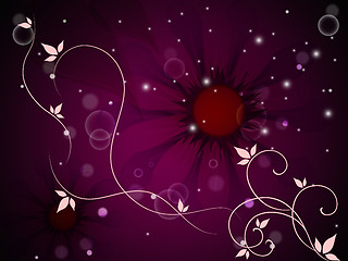 Image showing Flower Background Means Bud Blossom And Grow\r