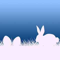 Image showing Easter Egg Represents Bunny Rabbit And Copy