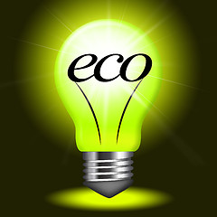 Image showing Eco Friendly Means Go Green And Earth