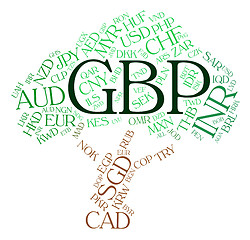 Image showing Gbp Currency Indicates Great British Pound And Coinage