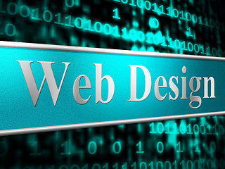 Image showing Web Design Indicates Websites Www And Website