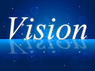 Image showing Goals Vision Means Desires Inspiration And Mission