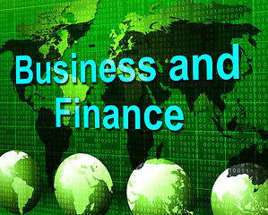 Image showing Business And Finance Represents Accounting Company And Earnings