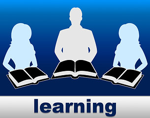 Image showing Learning Books Shows School Training And Fiction