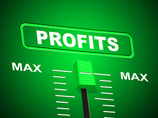 Image showing Profits Max Shows Upper Limit And Top