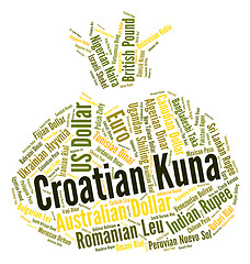 Image showing Croatian Kuna Indicates Forex Trading And Coin