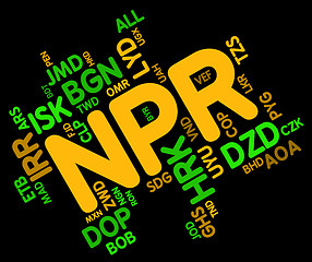 Image showing Npr Currency Indicates Nepalese Rupees And Broker