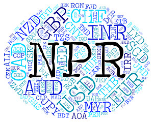 Image showing Npr Currency Shows Nepal Rupee And Currencies