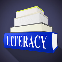 Image showing Literacy Book Means Textbook Read And Education