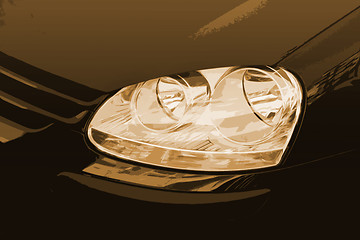 Image showing Close-up of a great car