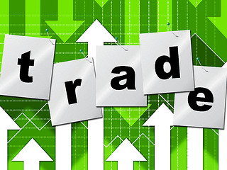 Image showing Trading Trade Means Selling Import And Buying