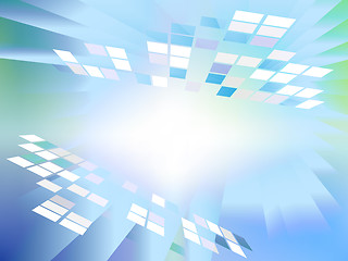 Image showing Square Grids Background Means Tile Pattern Or Mosaic Effect\r