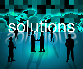 Image showing Solutions Business Means Resolution Trade And Corporation