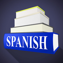 Image showing Books Spanish Means Translate To English And Dialect