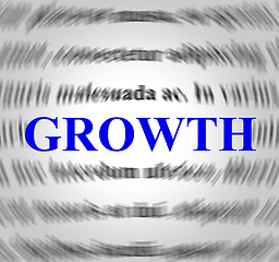 Image showing Growth Definition Means Means Improvement And Develop