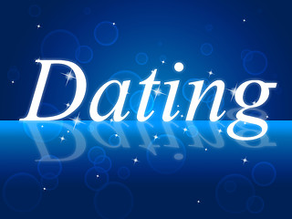 Image showing Love Dating Represents Date Heart And Romance