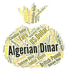 Image showing Algerian Dinar Indicates Currency Exchange And Coinage