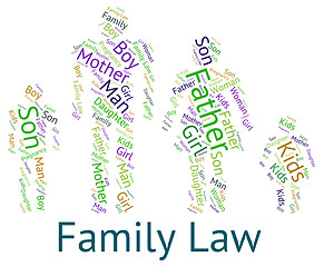 Image showing Family Law Shows Blood Relative And Court