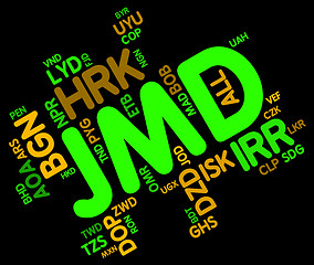 Image showing Jmd Currency Means Jamaican Dollars And Exchange