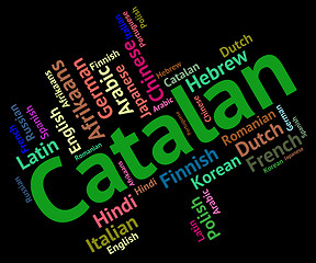 Image showing Catalan Language Indicates Lingo Vocabulary And Foreign