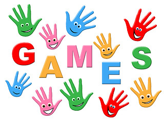 Image showing Games Kids Indicates Play Time And Child