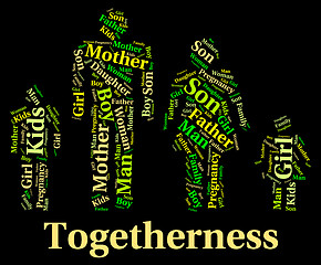 Image showing Togetherness Family Means Blood Relative And Close