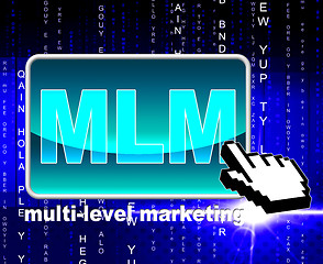 Image showing Multi Level Marketing Shows World Wide Web And Multilevel