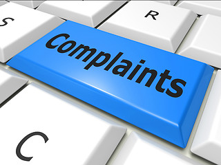 Image showing Complaints Www Indicates World Wide Web And Dissatisfied