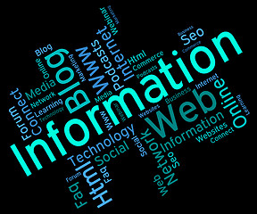 Image showing Information Word Represents Wordcloud Support And Answer
