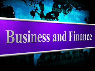 Image showing Finance Business Shows Investment Company And Financial