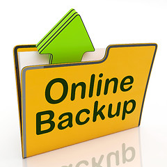 Image showing Upload Backup Indicates World Wide Web And Archive
