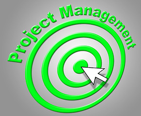 Image showing Project Management Shows Enterprise Projects And Administration