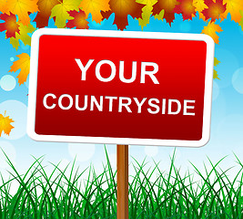 Image showing Your Countryside Indicates Landscape Owned And Meadows