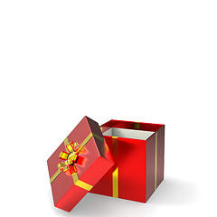 Image showing Giftbox Copyspace Represents Wrapped Greeting And Gifts