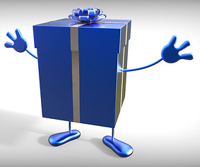 Image showing Gift Celebrate Means Box Presents And Cheerful