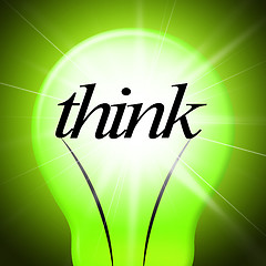 Image showing Think Idea Indicates Concept Inventions And Contemplating