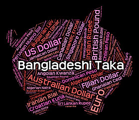 Image showing Bangladeshi Taka Means Forex Trading And Currencies