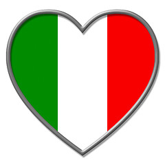 Image showing Heart Italy Shows Valentine Day And Europe