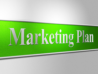 Image showing Marketing Plan Means Suggestion Ploy And Procedure